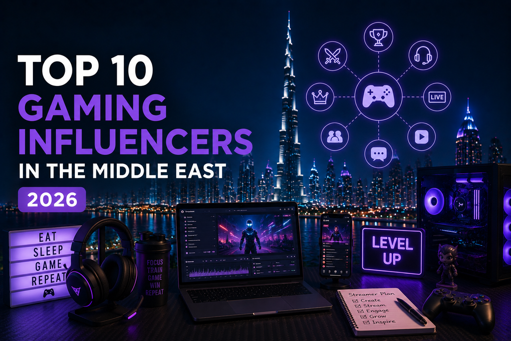 Top 10 Gaming Influencers in the Middle East 2026 - Cover Image